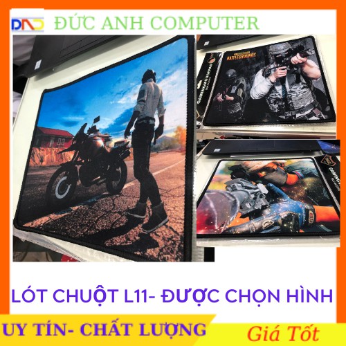 Miếng lót chuột Logilily L11 - Loại Mousepad Speed (Đen)- Được Chọn Hình