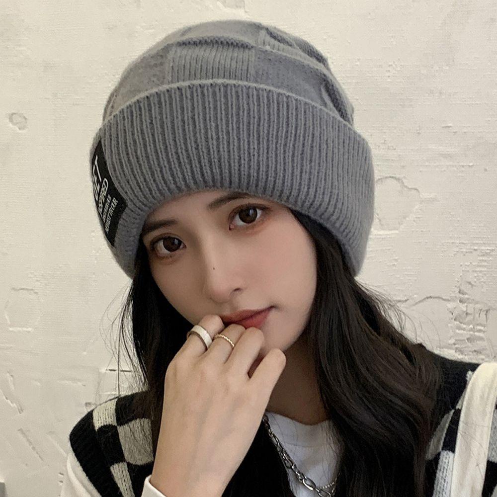 IVORY Mũ Len Che Nắng Chống Gió Thiết Kế Đơn Giản Cho Nữ