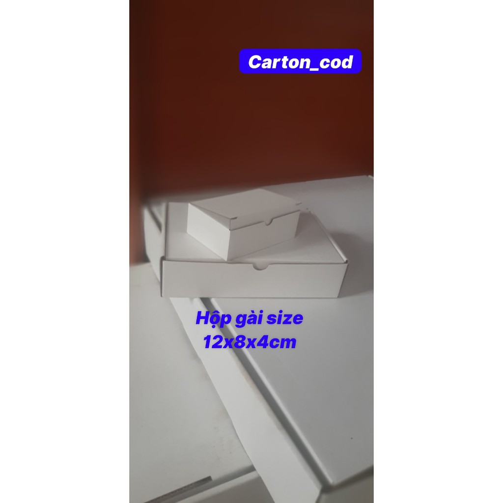 20 HỘP CARTON GÀI ĐỰNG PHỤ KIỆN SIZE 12X8X4CM