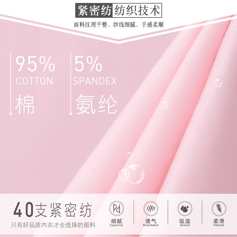 Bộ 3 Quần Lót Boxer Cotton Cho Bé Gái