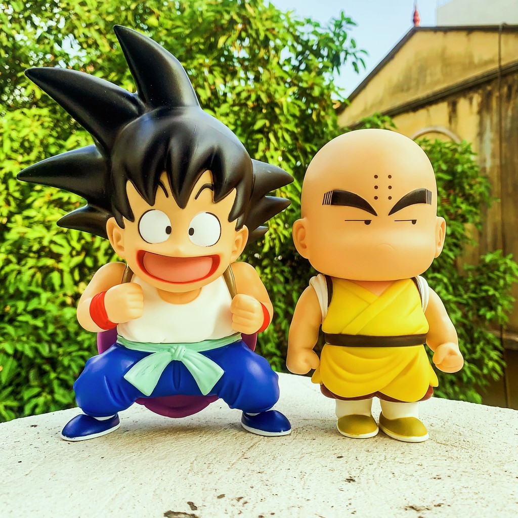 Mô hình songoku krillin kid hàng mới siêu đễ thương cao 20cm
