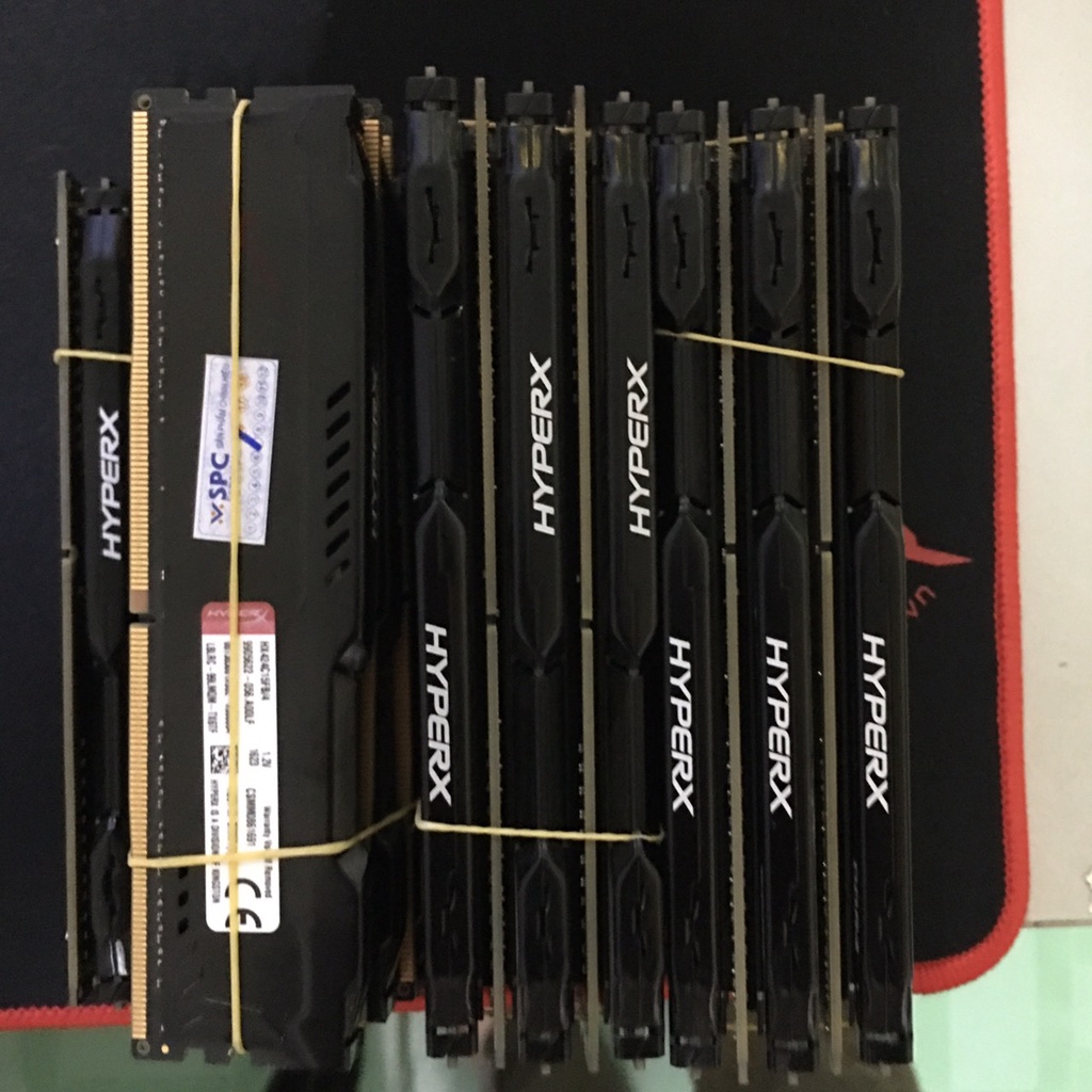 Ram 4G/DDR4/Bus 2133-2400 Kington Fury HyperX tản nhiệt