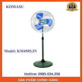 Quạt cây công nghiệp komasu cánh 450, lồng mạ crom