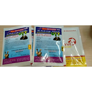 gia cầm chết hàng loạt, viêm phổi, cầu trùng xã cánh sưng đầu1 gói 100gr