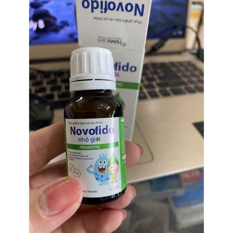 Men Vi Sinh Nhỏ Giọt Novofido - Bổ Sung Lợi Khuẩn Cho Bé 5 - 5ml