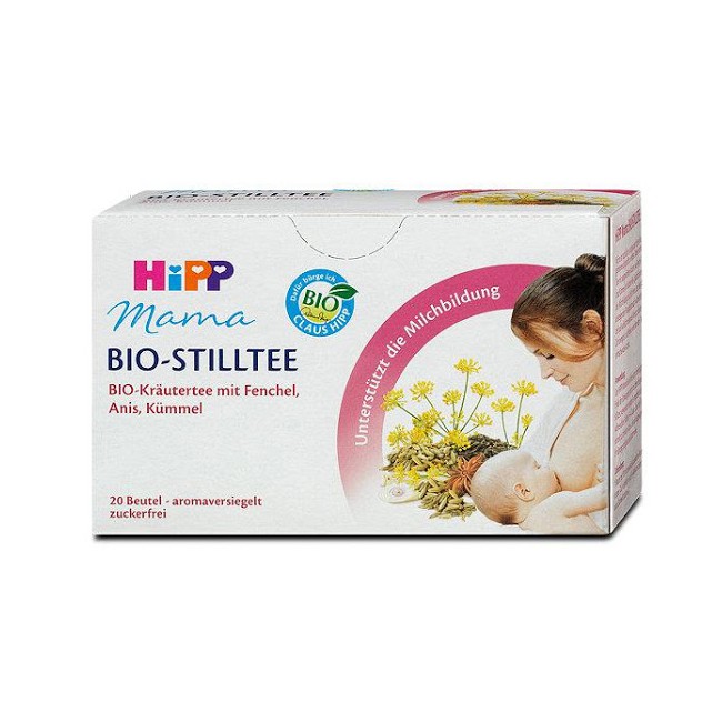 [Hàng Đức] Trà lợi sữa Hipp Mama Bio Stilltee, xách tay Đức .