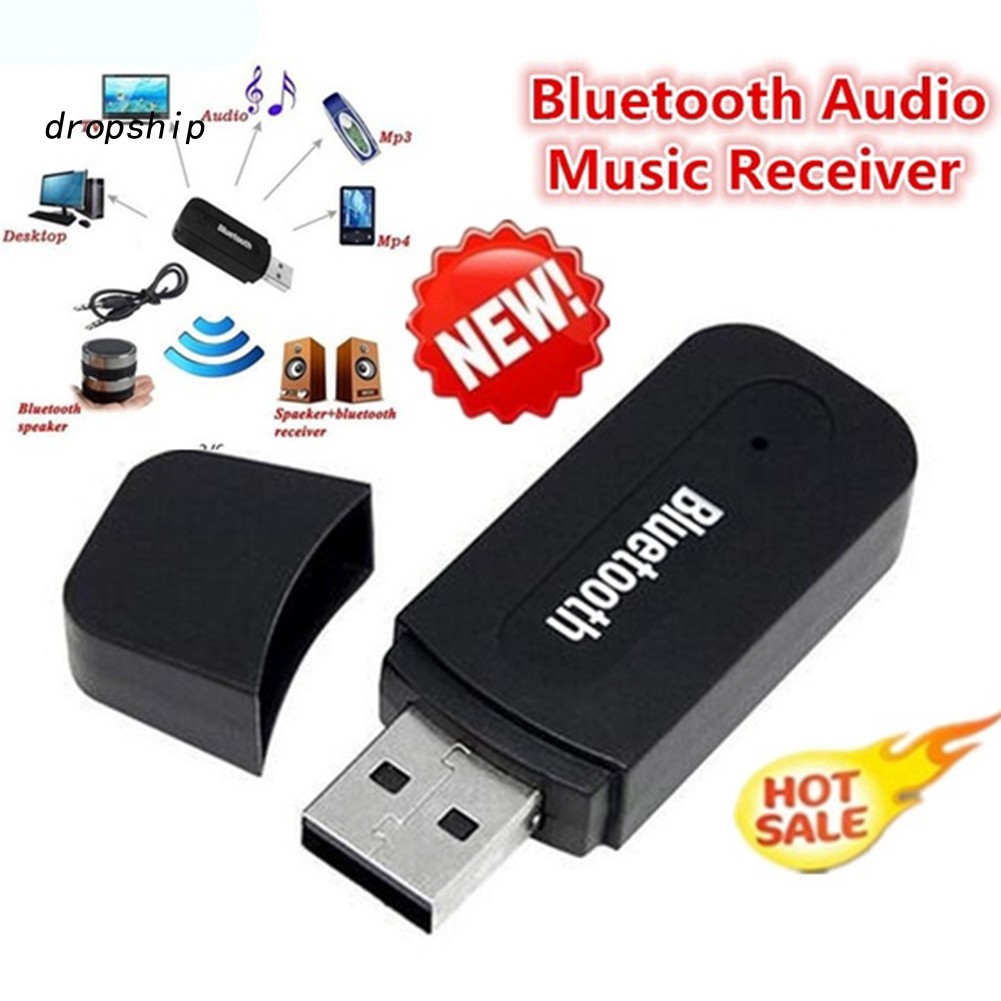 USB nhận tín hiệu bluetooth kết nối âm thanh DP 3.5mm AUX cho dàn loa xe hơi/máy tính