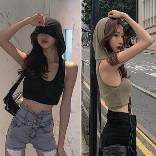 Áo Tank Top màu trơn thiết kế ôm sát quyến rũ