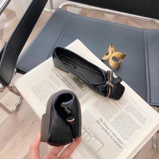 FREE SHIP Giày búp bê đế bệt nơ xích mẫu mới cực xinh hot hít | BigBuy360 - bigbuy360.vn