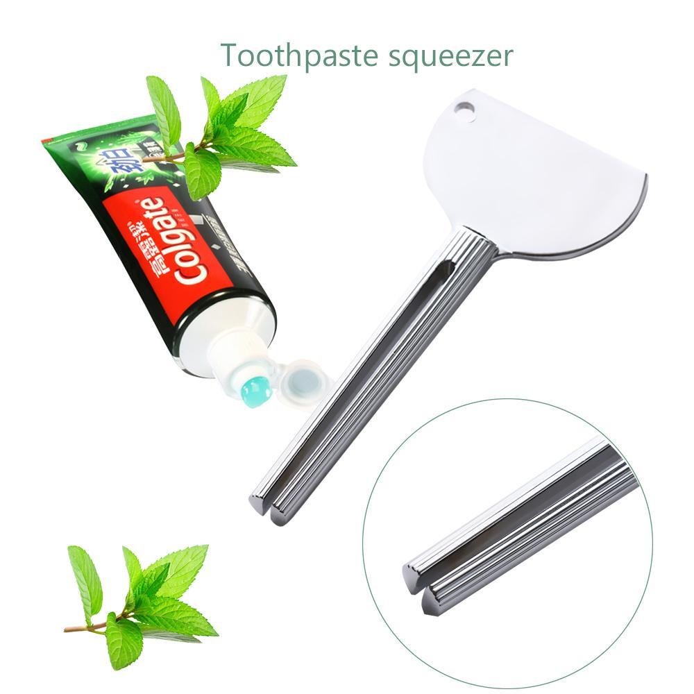 Dụng Cụ Nặn Kem Đánh Răng Bằng Thép Không Gỉ Đa Năng