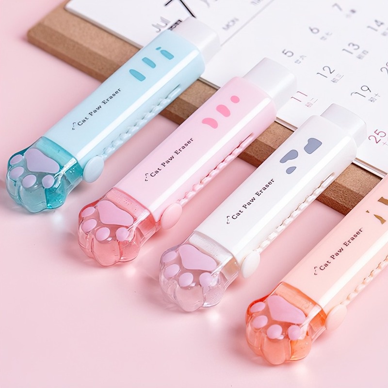 Gôm Tẩy Hình Bàn Chân Mèo Dễ Thương