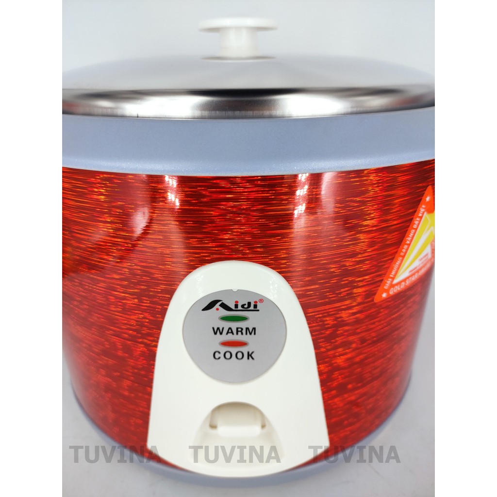 Nồi Cơm Điện 1.8 Lít Aidi MR-SM 09A 4-6 Người Ăn - Chống Dính - Hàng Chính Hãng (Bảo Hành 12 Tháng) | BigBuy360 - bigbuy360.vn