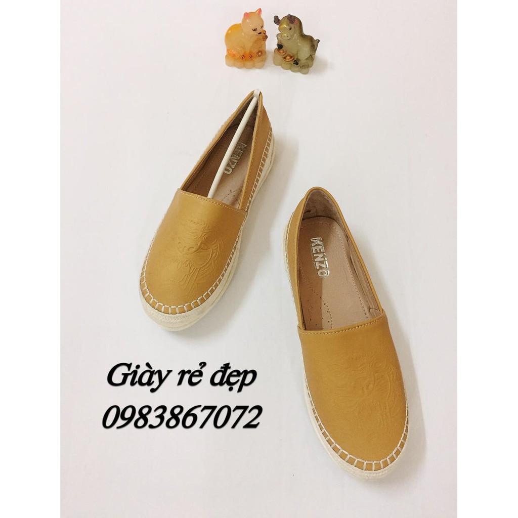 [FLASH SALES] Giày Slipon Nữ Da Mềm In Hình Chìm Phối Màu Tinh Tế Hit Hot Êm Chân | Thời trang đẹp rẻ | BigBuy360 - bigbuy360.vn