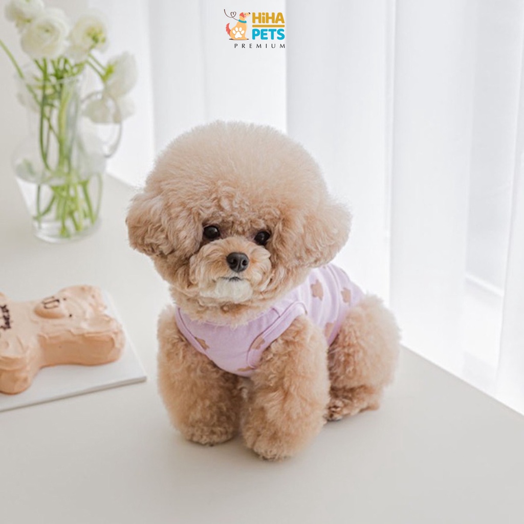 Áo Thun Cho Chó Mèo Hàn Quốc Quần Áo Thú Cưng Thời Trang Premium Hiha Pets.