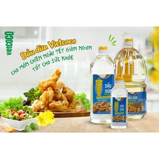 Dầu Dừa Tinh Luyện Vietcoco ( Cooking Oil ) -  1 Lít
