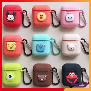 [GIÁ RẺ] Vỏ Bảo Vệ Hộp Đựng Tai Nghe Airpods Hình Thú 3D Ngộ Nghĩnh