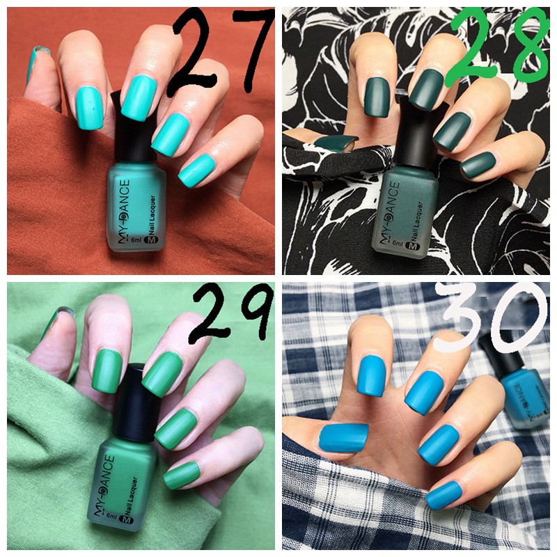 Sơn móng tay hiệu ứng nhám satin 6ml  không độc hại