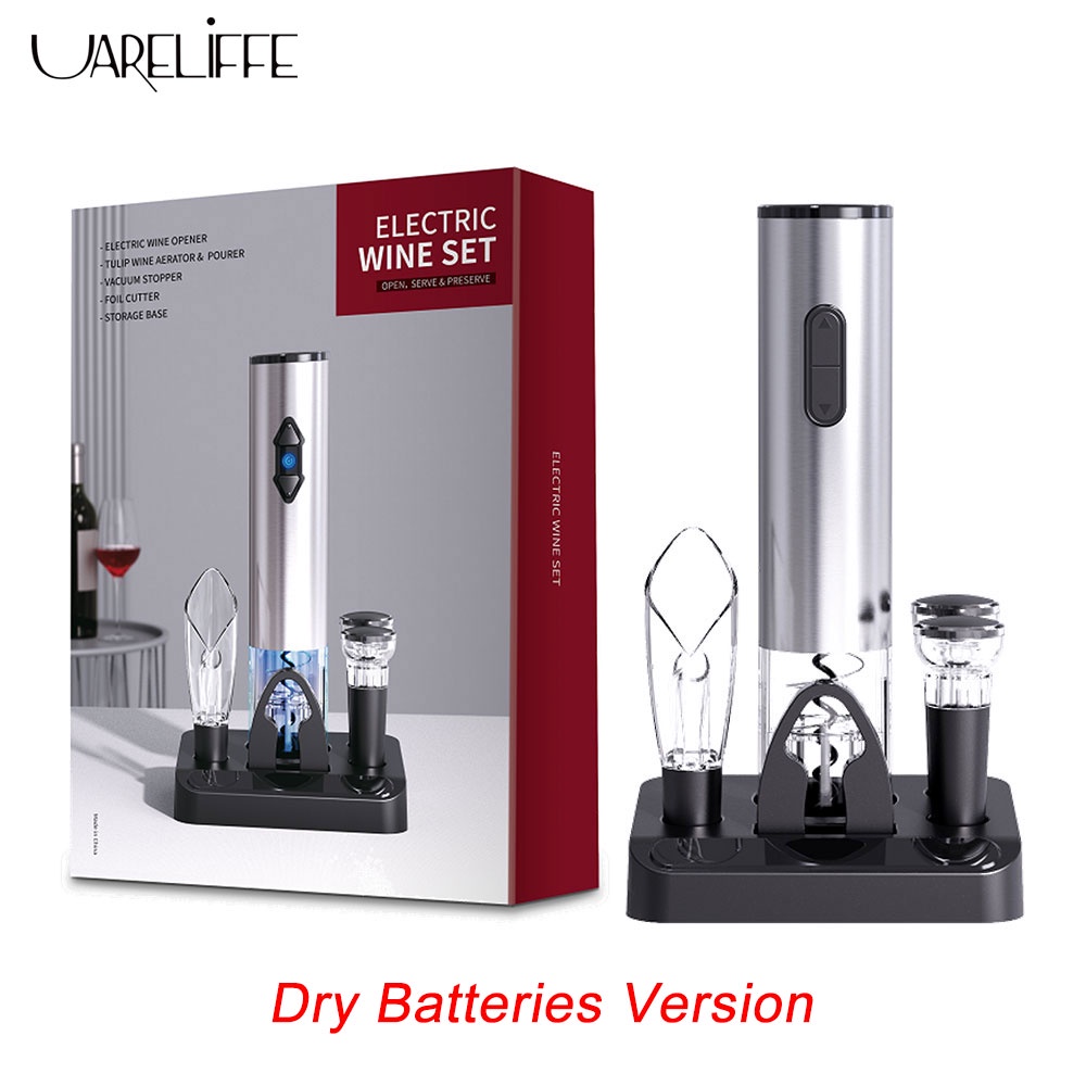 Uareliffe 5 In 1 Electric Wine Bottle Opener Set