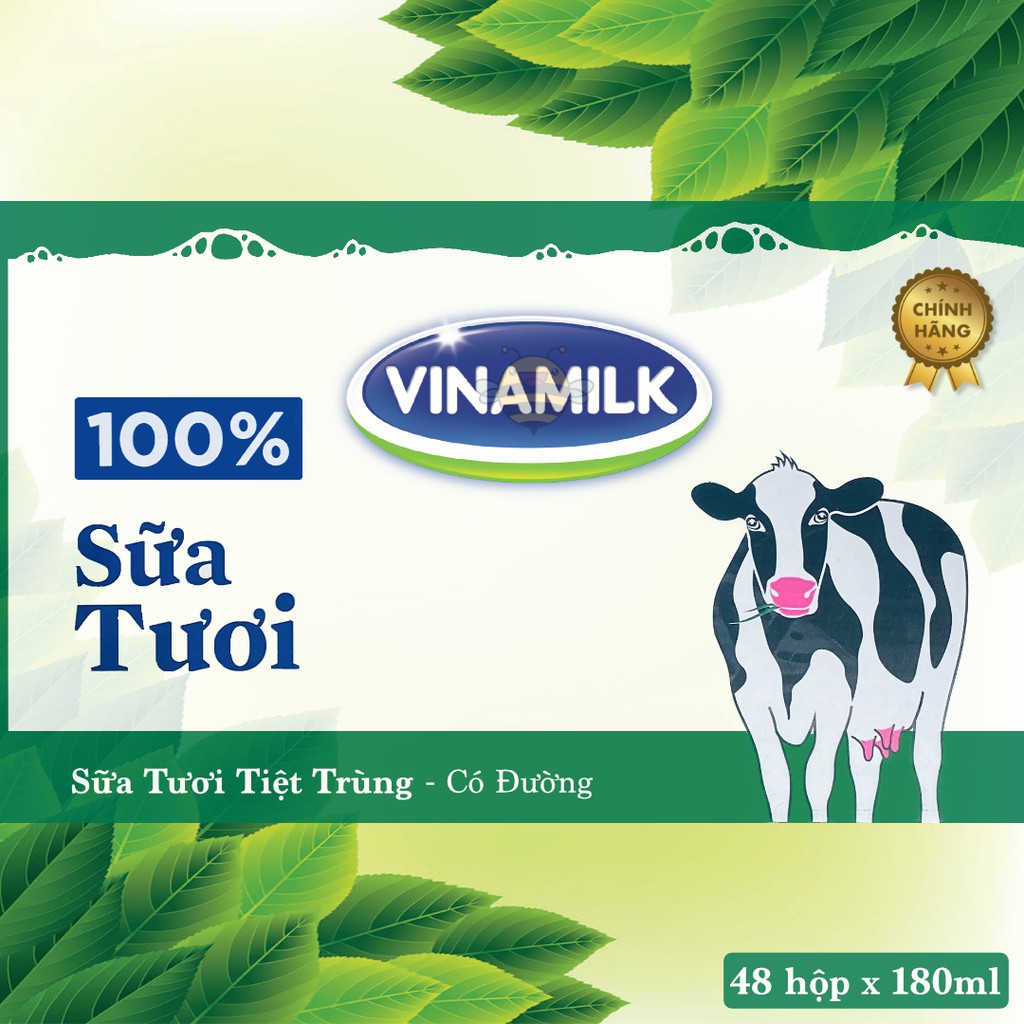 thùng sữa VINAMILK 180ml, đủ loại, date mới