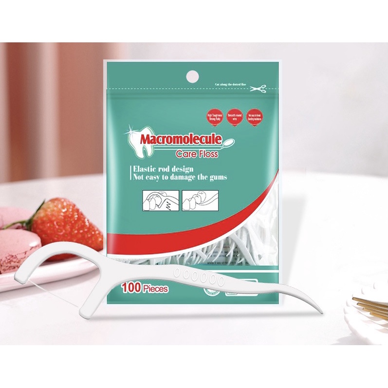 Tăm Chỉ Nha Khoa Cao Cấp Care Floss - 100 Cái