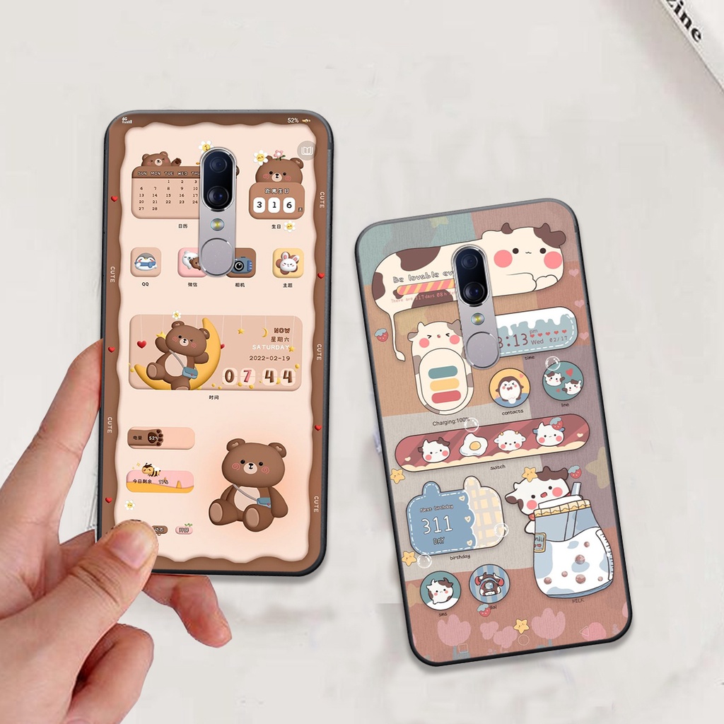 Ốp Oppo F11 / F11 Pro bộ hình gấu , thỏ hồng cute dễ thương giá rẻ siêu bền