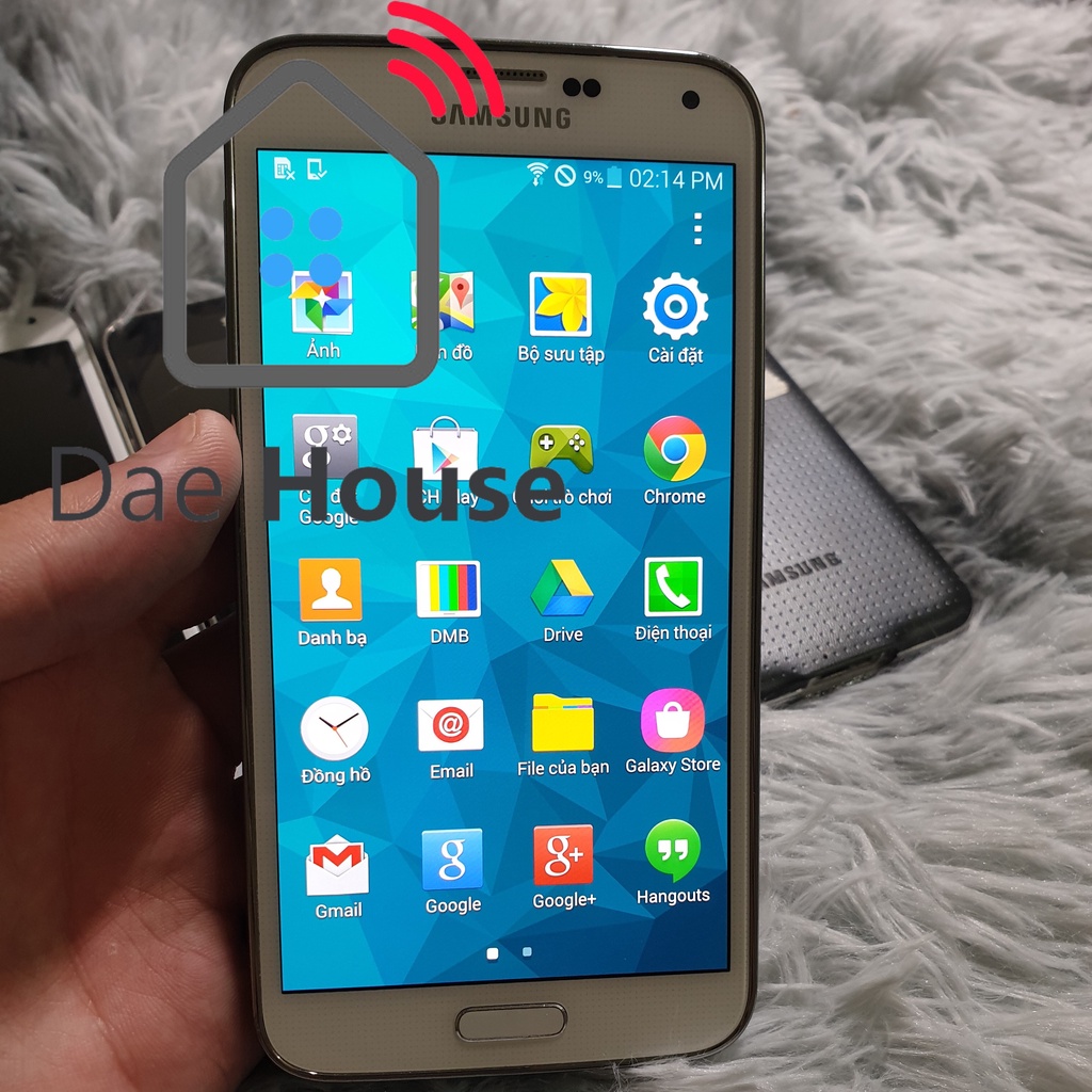 Điện thoại Samsung Galaxy S5 giá rẻ dưới 1 triệu chơi game mượt, camera đẹp, màn hình Super Amoled