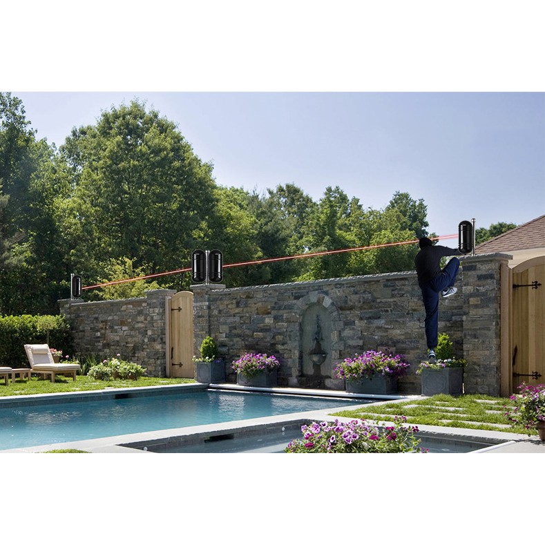 Beam Hàng Rào Hồng Ngoại Báo Động Chống Trộm 2 Tia 100m ABT-100  Hass