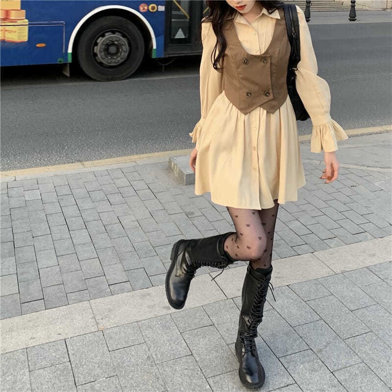 SET ÁO CROPTOP + VÁY BE HOT