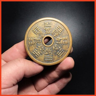 Đồng xu Thái Tuế, tiền áp tuế bình an 4,1cm chất liệu đồng thau