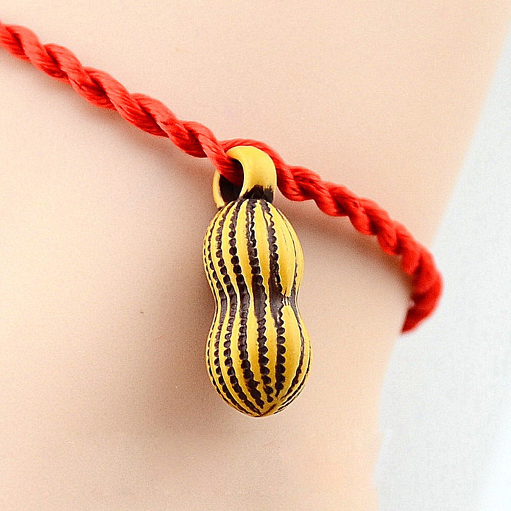 Vòng tay chỉ đỏ hình củ lạc đeo siêu xinh dễ thương trang sức TSV003 mọi lứa tuổi