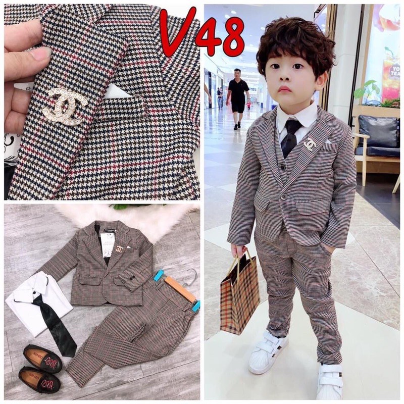 Bộ vest 6 chi tiết cho bé 9-22kg