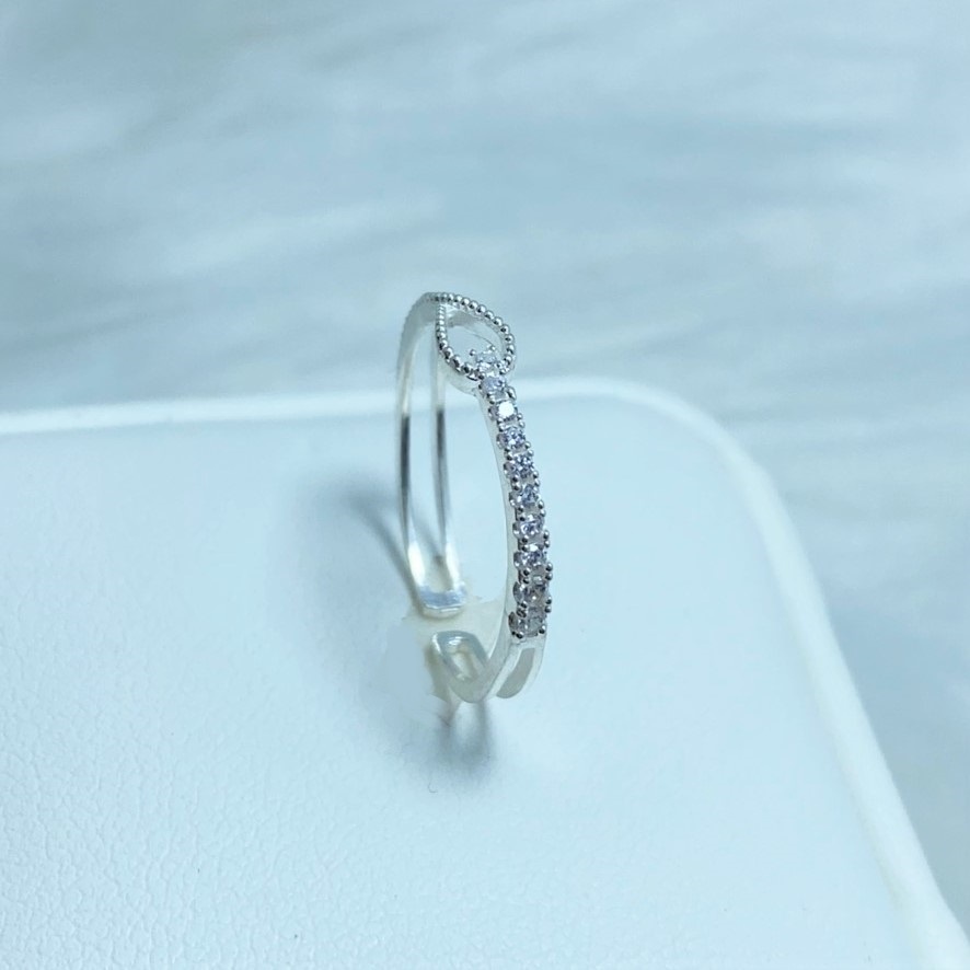 Nhẫn nữ bạc ta kiểu hở Free Size, thiết kế tinh xảo nữ tính - Trang sức bạc Evasilver