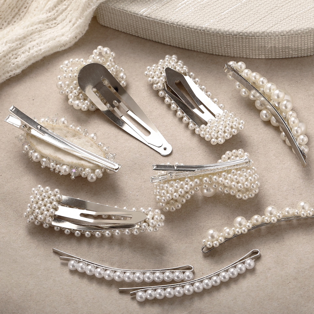 Kẹp tóc nữ đính ngọc thời trang Hàn Quốc xinh xắn