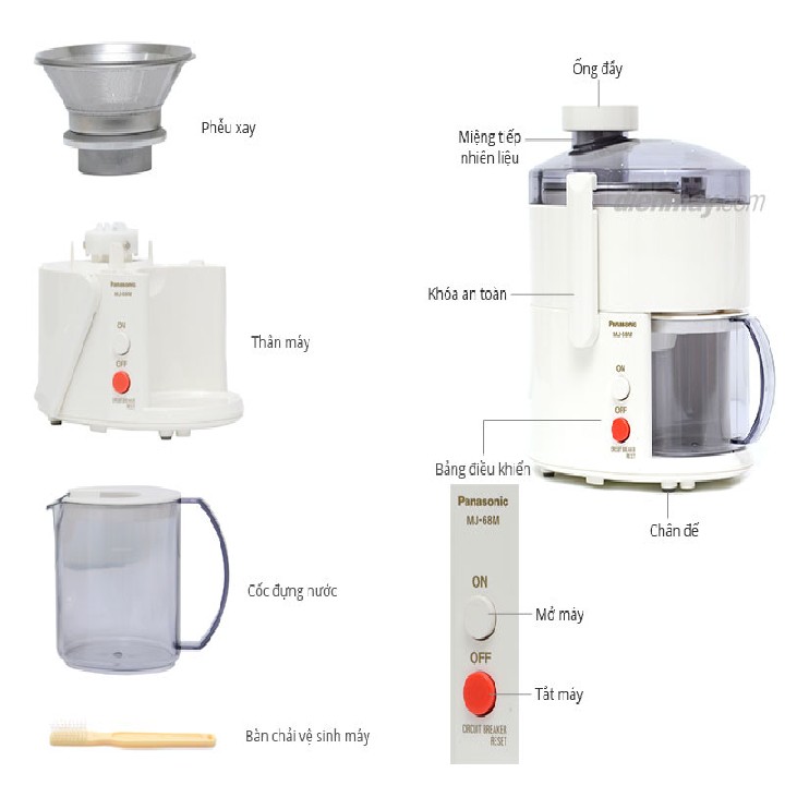 Máy ép hoa quả Panasonic