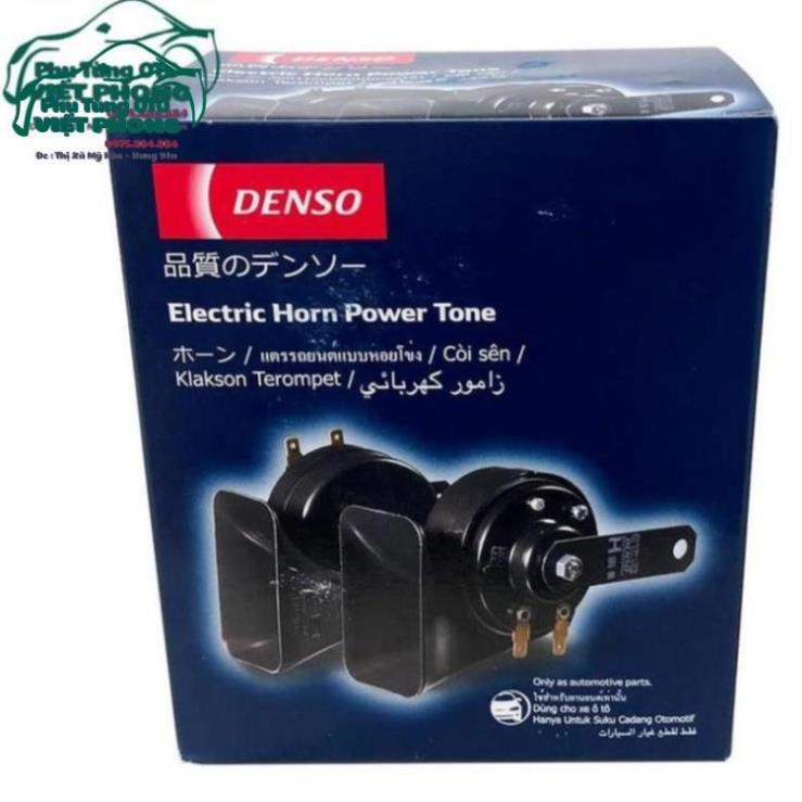 Còi Denso - cặp còi sên dùng cho xe ô tô 12v 110dB