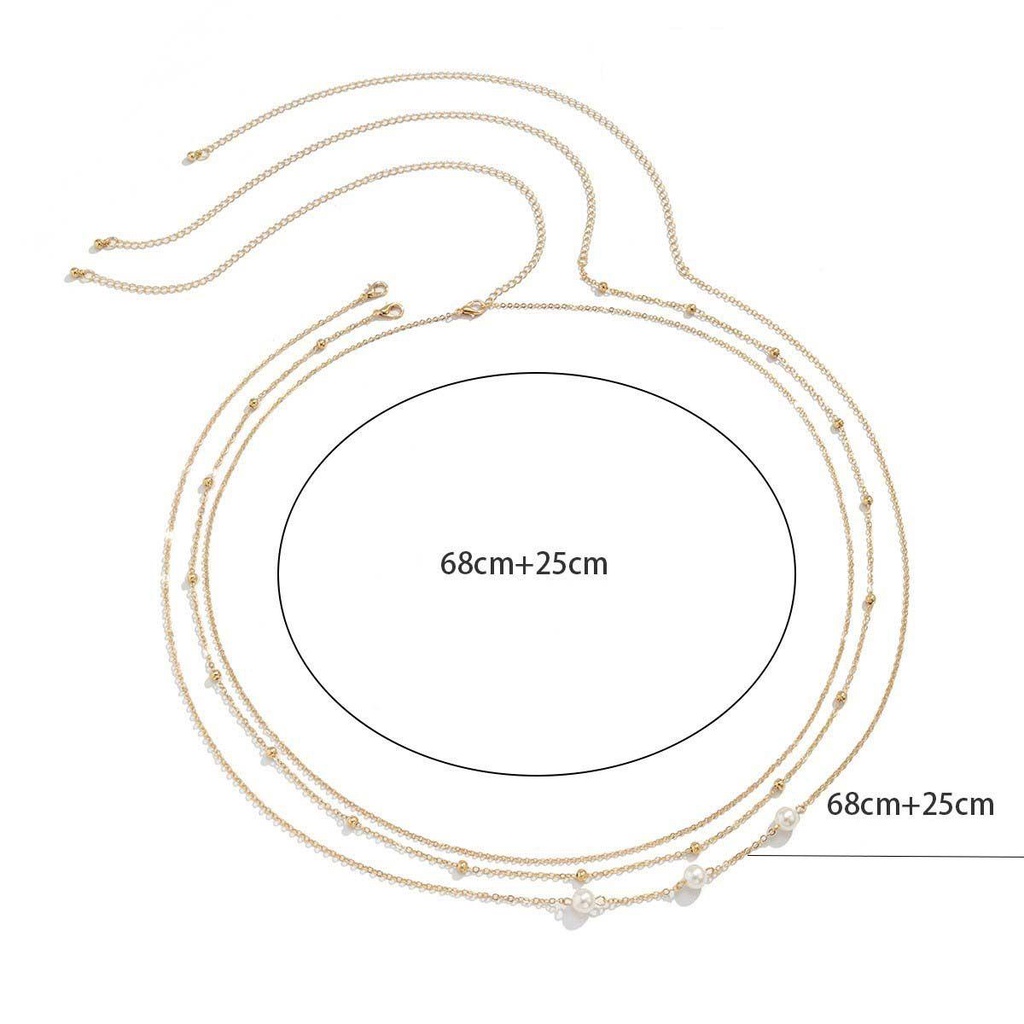 Dây Xích WMES15H Nhiều Lớp Phong Cách Bohemian Trang Trí Thắt Lưng / Thắt Lưng / Bikini Cho Nữ