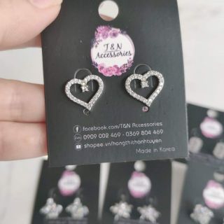 Hoa tai đính đá cao cấp