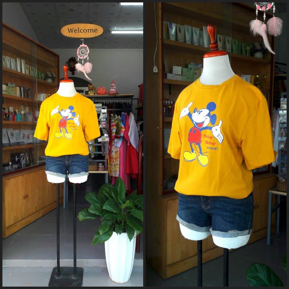 Áo thun chuột mickey