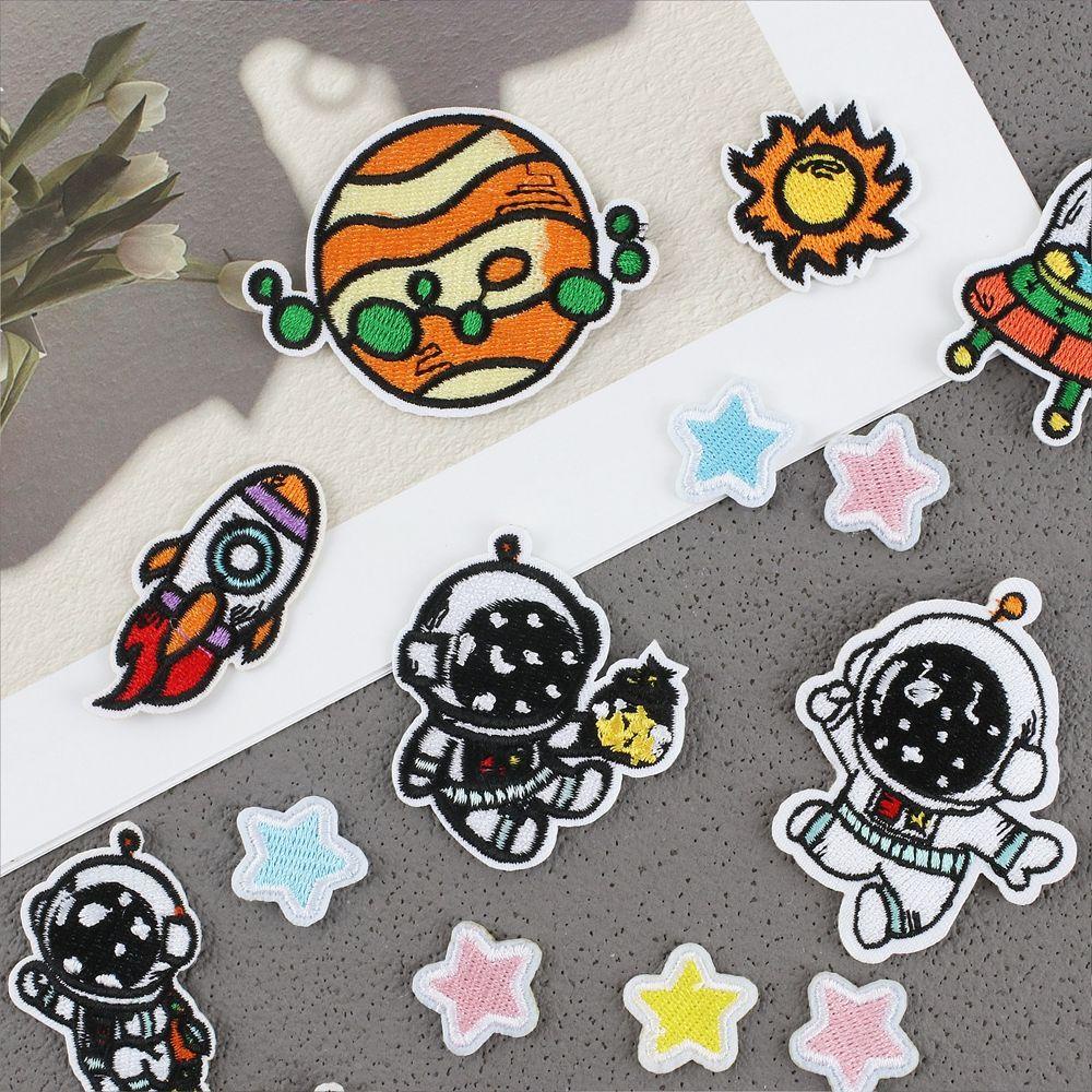 Miếng Vá Trang Trí Quần Áo Jean Họa Tiết Thêu Xinh Xắn