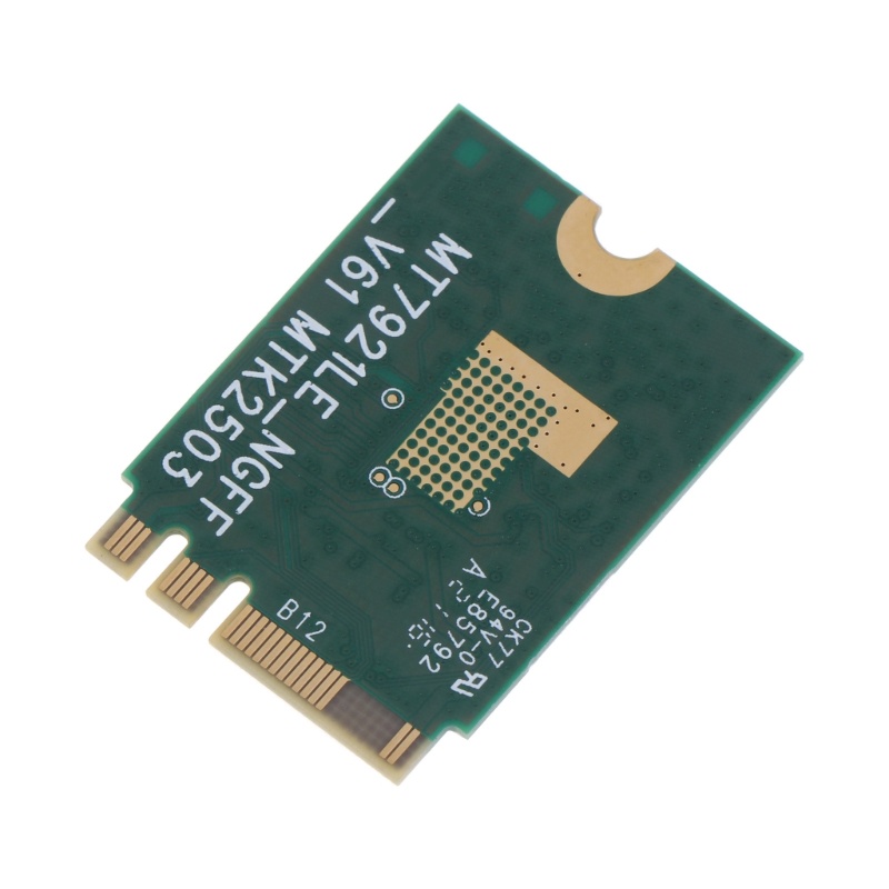 Thẻ WiFi 6 Ngăn MT7921K NGFF Cho M.2 2.4 / 5G 802.11ac BT 5.2 Ada