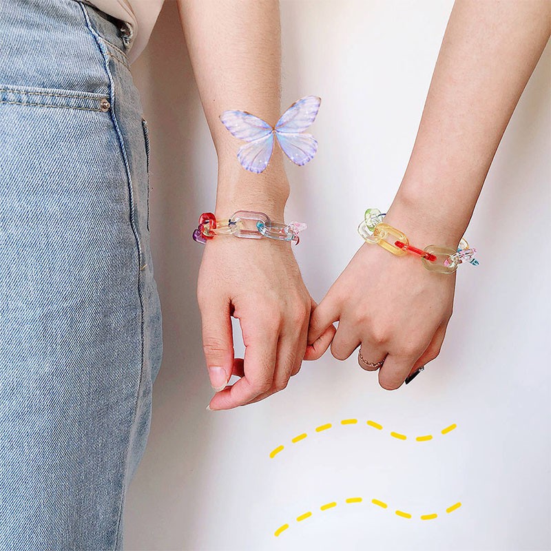 Vòng tay trong suốt kiểu dáng thời trang