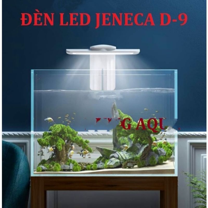 Đèn led bể cá, đèn led thủy sinh bể cá Jeneca D-09, D11, D-13 thiết kế xoay 90 độ độc đáo (cao cấp).