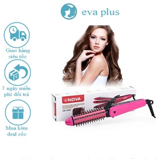 Lược điện nova đa năng eva plus tạo kiểu tóc đa 3 in 1 nova