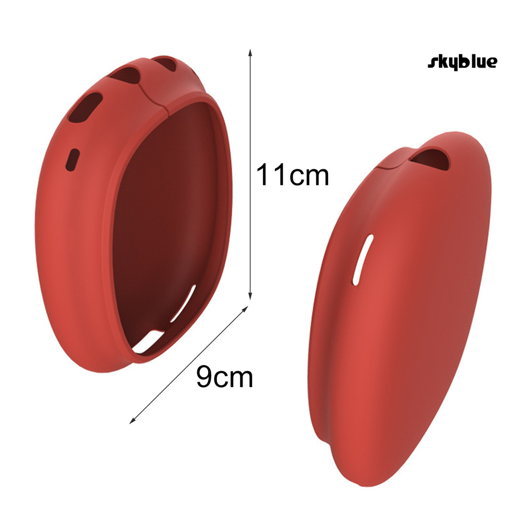 [SK]Protective Earpads Solid Color Anti Scratch Silicone Bluetooth Headset Ear Covers Shell for AirPods Max