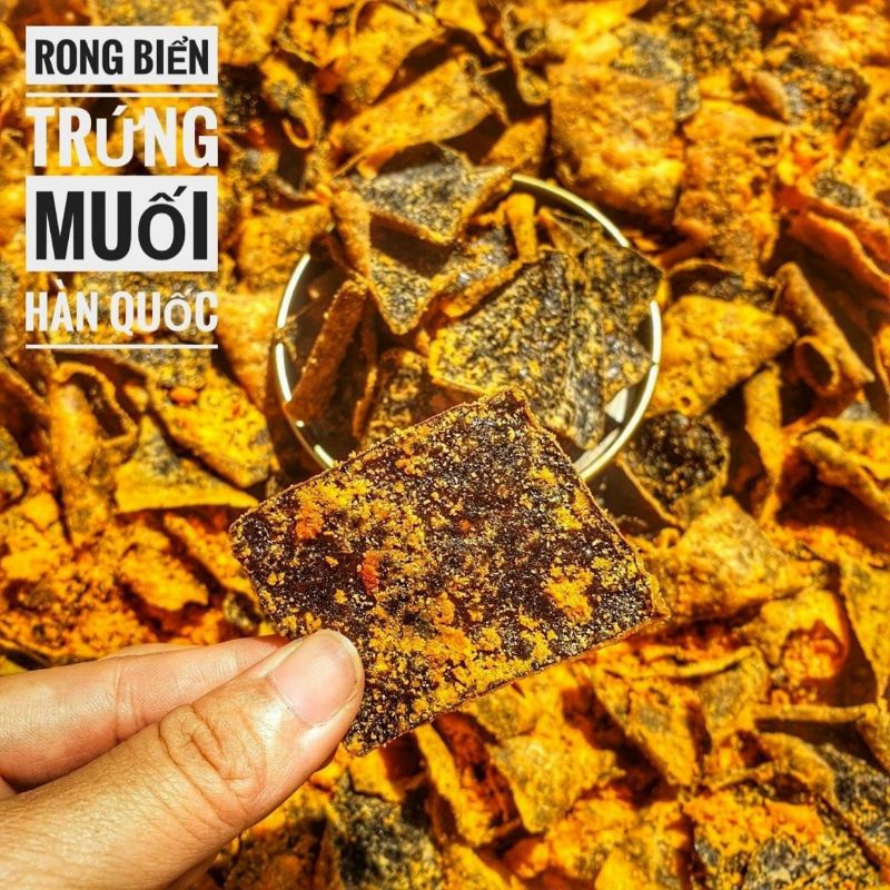 Rong biển trứng muối Hàn Quốc lon 150gram [FREE SHIP]TỪ ĐƠN 50K, [Loại Đặc Biệt] Hàng ngon nhà làm