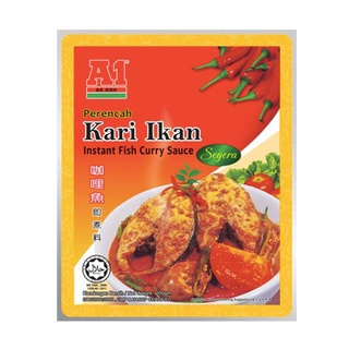 Nước Sốt Cà Ri Cá hiệu A1 Kari Ikan Instant Fish Curry Sauce - Nhập khẩu Malaysia Gói 100g thumbnail