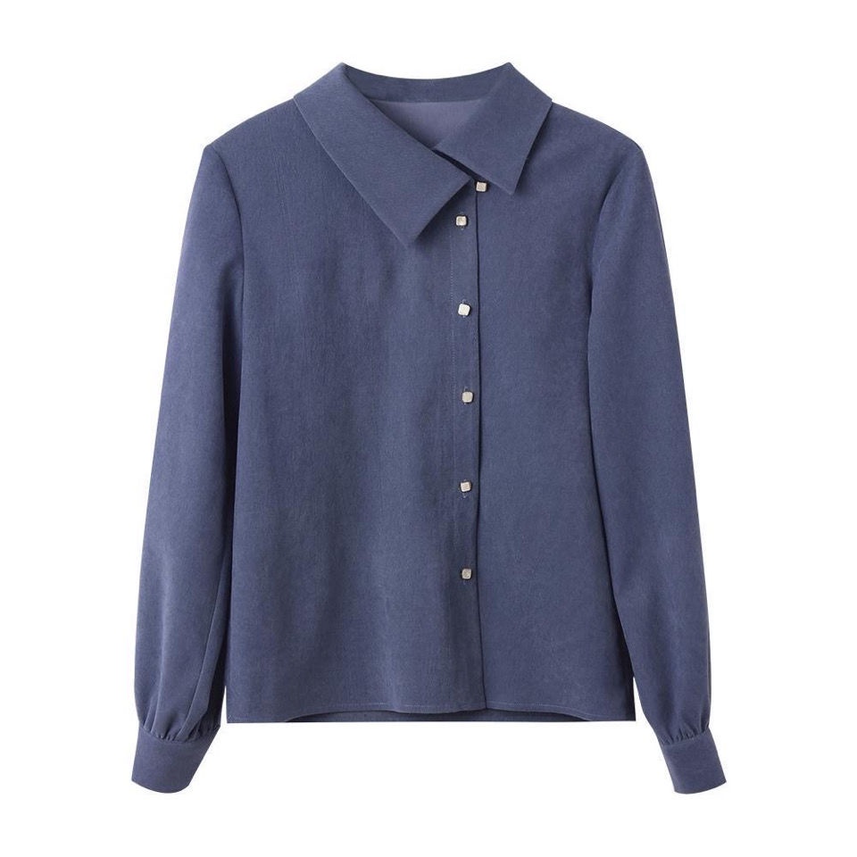 Áo Sơ Mi Tay Dài Phong Cách Pháp Thời Trang Mùa Đông Cho Nữ