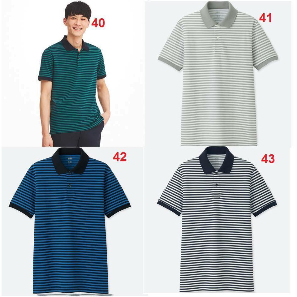 Áo phông polo kẻ uniqlonhat