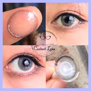 Kính Áp Tròng - Scarlett Gray - Contact Lens Thái Lan - Kèm video