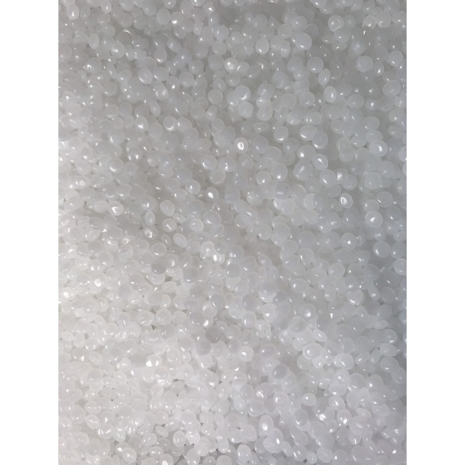 1kg hạt nhựa nguyên sinh, màu trắng-Hạt nhựa xúc cát
